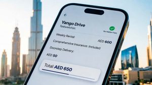 Yango Drive transparent pricing breakdown checkout screen